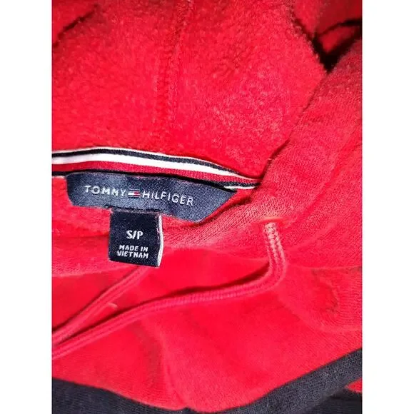 Tommy Hilfiger Cropped Hoodie size Sm - Picture 2 of 2